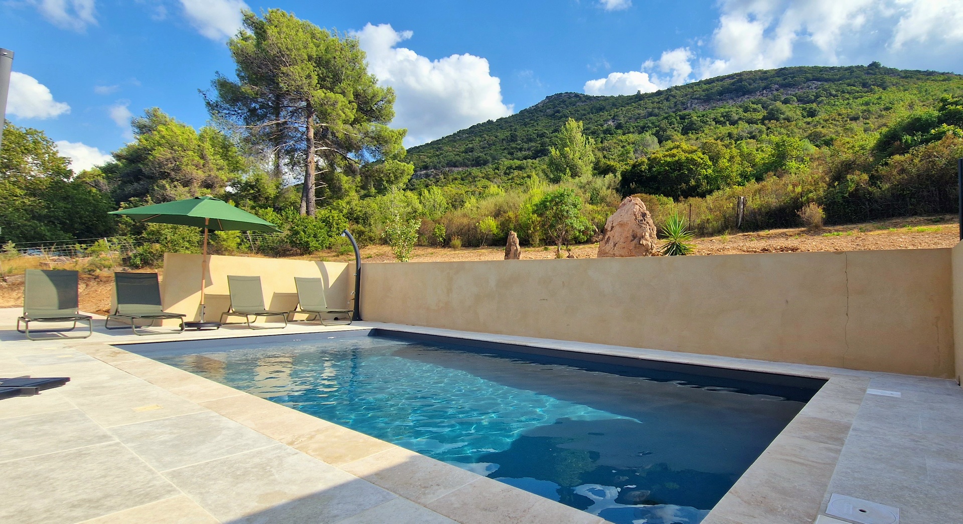 La piscine chauffée